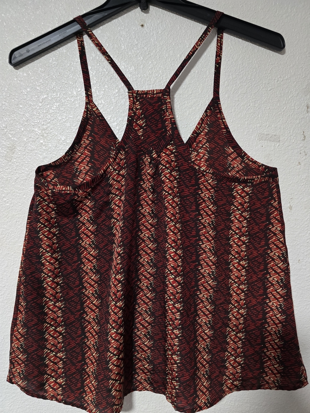 Patterson J. Kincaid Burgundy Patterned Strappy Camisole - Picture 8 of 10